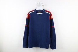 Vintage 60s 70s Mens Small Distressed Wool Knit Team USA Winter Olympics Sweater - $148.45