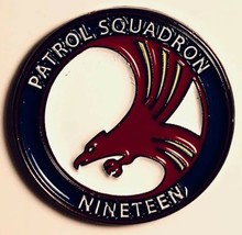 Navy Reserve VP-19 Big Red Patrol Squadron Military Metal Magnet Pin - £21.64 GBP