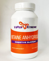 Betaine HCL with Pepsin 648mg 120 Capsules | Digestive Enzymes Liver Sup... - £13.41 GBP