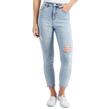 MSRP $69 O A T NEW YORK Women&#39;s Contemporary High-Rise Skinny Ankle Blue Size 27 - £10.85 GBP