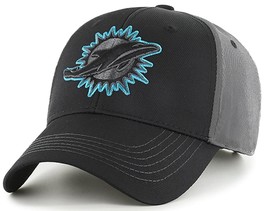 Miami Dolphins NFL Fan Favorite Blackball Black Tonal Hat Cap Men&#39;s Adju... - $24.99