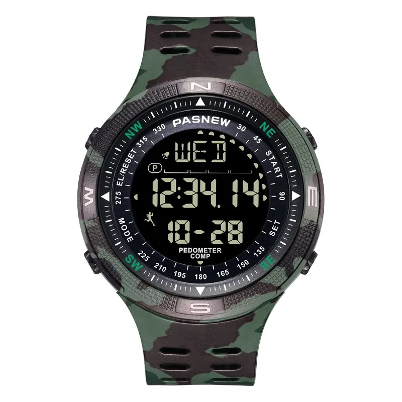 Multifunction Sport Watch Men Big Digital Compass Electronic Hand Clock ... - $51.74