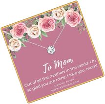 To Mom Necklace, 925 Sterling Silver Mothers Day Gifts for - $101.95
