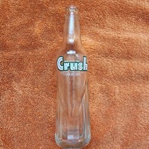 Vintage Crush Soda 10 Fl Oz Bottle Clear Glass (Empty) - $9.49