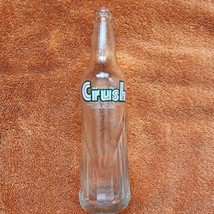 Vintage Crush Soda 10 Fl Oz Bottle Clear Glass (Empty) - £7.43 GBP