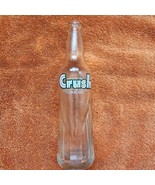Vintage Crush Soda 10 Fl Oz Bottle Clear Glass (Empty) - £7.43 GBP