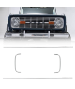 Polished Aluminum Front Grille Grill Trim Molding Set For 1966-77 Ford B... - $274.33 CAD
