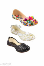 Punjabi women jutis mojaris Indian Free shipping Chappal Sandal Ethnic C... - $589.21 MXN