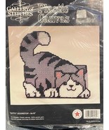 Gallery of Stitches Plastic Canvas Kitty Cat Doorstop Kit- Bucilla *NEW/... - $304.39 MXN