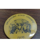 1976 Oklahoma State Champs Pin PINBACK Button BB GUN ? SHOOTING ? TARGET ? - $19.19 CAD