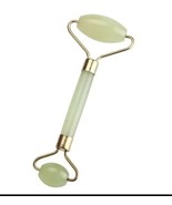 Double Head Jade Facial Massage Roller Anti Aging Beauty Tool Two Roller... - £2.25 GBP