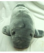 Sea World SOFT &amp; CUTE GRAY MANATEE 18&quot; Plush STUFFED ANIMAL Toy - $363.83 MXN