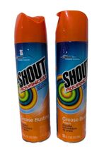 Shout Advanced Grease Busting Foam, Laundry Stain Remover 18oz Lot of 2 - $21.40 CAD