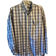 Stetson VTG Men’s XXL White Plaid Long Sleeve Button Down Cotton Shirt W... - $24.75