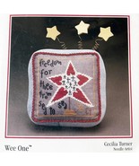 Wee Freedom Star Wee One Blue Linen Cross Stitch Kit Heart in Hand Needl... - $260.92 MXN