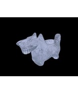 Vintage Clear Glass Scottie Terrier Dog Creamer Nut Mint Candy Q Tip Dis... - £13.87 GBP