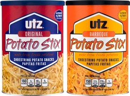 Utz Original & Barbeque Shoestring Potato Stix Variety 2- Pack- 14 oz. Each - $24.70