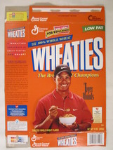 Empty Wheaties Cereal Box 1998 12oz Tiger Woods [G7E9d] - $4.78