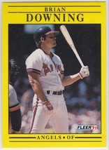 M) 1991 Fleer Baseball Trading Card - Brian Downing #310 - £1.57 GBP