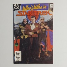 Who&#39;s Who in Star Trek 1 VF- 1987 DC Comics USS Enterprise Captain Kirk - $5.93