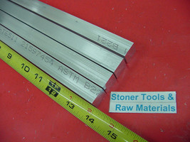 1 Pc Of 4 Pieces 3/4&quot; X 3/4&quot; Aluminum 6061 Square Flat Bar 14&quot; Long T6511 New Mi - £60.27 GBP