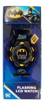 Batman Superhero Digital Lcd Watch w/ Flashing Light-Up Face Dc Comics Nwt Nib - £9.55 GBP