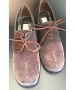 Pura Lopez brown suede lace up shoes  Size 7B Made in Spain - £26.99 GBP