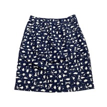 Boden Blue White Patterned Straight Pencil Skirt Pockets Womens Size 8R ... - £26.69 GBP