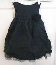 Gymboree Baby Girls Sleeveless Special Occasion Black Dress w/ Crinoline... - $10.88