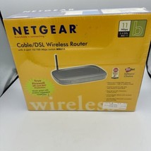 NEW SEALED Netgear MR814 V2 11 Mbps 4-Port 10/100 Wireless B Router *READ* - £23.59 GBP