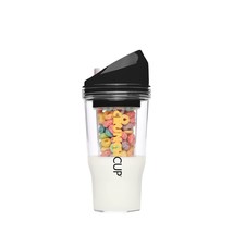 The CrunchCup XL - A Portable Cereal Cup  -  Black - £22.66 GBP