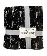 Berkshire Home Throw Blanket Trick Or Treat Spooky Plush Twin Dancing Sk... - $725.15 MXN