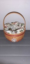 Longaberger 1998 Mother&#39;s Day Rings &amp; Things Basket with Tie-On - Pink W... - €19,03 EUR