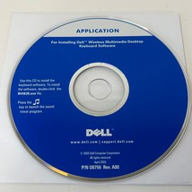 Dell Wireless Multimedia Desktop Keyboard Software U0756 REV A00 CD Disc... - £8.99 GBP