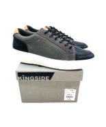 KINGSIDE Men&#39;s Joshua Casual Sneakers- Black / Grey, Size US 9M - £30.41 GBP