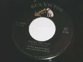 Pee Wee King Peaches And Cream I Can&#39;t Tell A Waltz From 45 Rpm Record RCA Label - £11.98 GBP