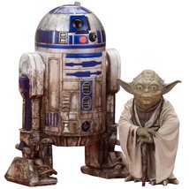 Star Wars Episode V ARTFX+ Statue 2-Pack Yoda &amp; R2-D2 Dagobah Version 10... - £157.62 GBP