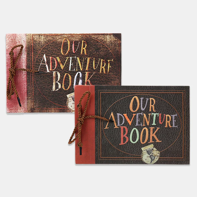 Handmade DIY Album Paste Vintage Tether Album Our  Adventure Book Up Family Scra - £18.81 GBP