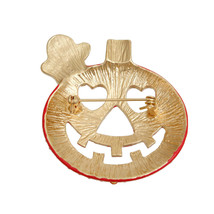Jack O Lantern Ghost Brooch - $722.16 MXN