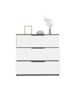 3 Drawers Dresser Maryland, Bedroom, Smoky Oak / White - $287.99