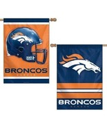 Denver Broncos Outdoor / Indoor Double Sided Vertical House Flag 40” x 28” - $18.69