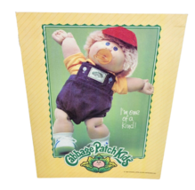 Vintage 1984 Cabbage Patch Kids School Folder Write Right Portfolio Blonde Boy - £18.98 GBP