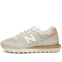 New Balance 574 Unisex Casual Shoes Running Sports Sneakers [D] Beige U5... - $118.71