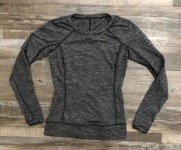 Lululemon Swiftly Tech Long Sleeve Crew Athletic Shirt Size 6 Gray - £20.07 GBP