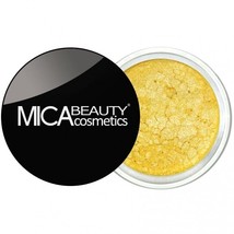 MICA BEAUTY Mineral Eye Shadow Glitter ALLOWANCE 85  Yellow Gold Full Si... - $19.31