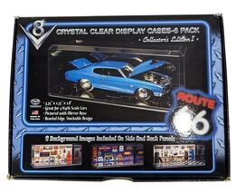 Diecast Vehicle Display Case 6-pc Collector&#39;s Edition Clear Acrylic Gift... - €22,88 EUR