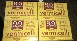 Q&amp;Q Vermicelli Pasta (Fideo) Lot of 4 Boxes 5oz. Boxes - NEW - Ships Free - $19.77