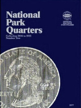 National Park Quarter # 2 2016-2021 P & D Coin Folder by Whitman - $9.99