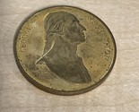 Vintage George Washington Mount Vernon Bronze Coin Souvenir Travel KG JD - £7.88 GBP