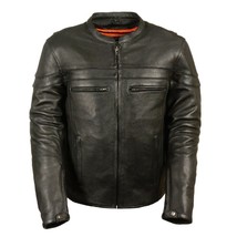 Milwaukee Leather, Men&#39;s Biker/ Scooter Leather Jacket SH1408 - £157.48 GBP+